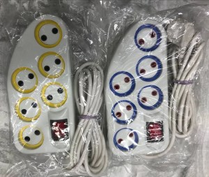 سیم سیار شش خانه ذاکر کلید دار