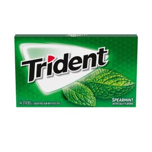 ادامس تریدنت نعناعی 14تیکه