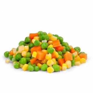 مخلوط سبزیجات منجمد کاله فله ( نخود-هویج- ذرت ) پمینا -ب ا