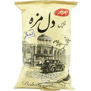 چیپس دل مزه نمکی مزمز الگانس 90گرم 24 عددی
