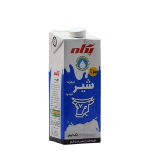 شیر استریل پاکتی پرچرب پگاه 1 لیتر