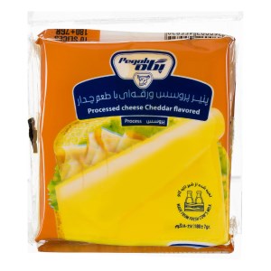 پنیر پیتزا ورقه ای پگاه با طعم چدار180 گرم