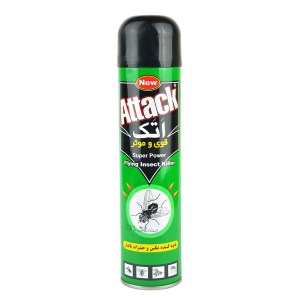 اسپری حشره کش اتک سبز رنگ