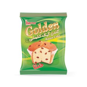 کیک کشمشی درنا طلایی 36عددی