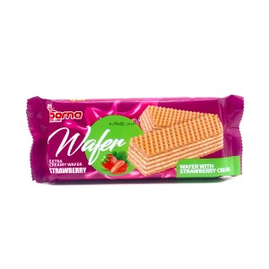 ویفر توت فرنگی درنا 95 گرم 24ع