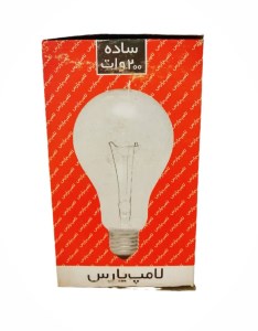 لامپ پارس 100 وات ساده رشته ای