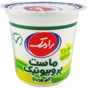ماست پروبیوتیک کم چرب رامک 650گرم