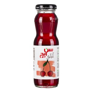 ابمیوه البالو شیشه سن ایچ 200 سی سی