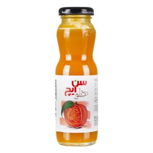 ابمیوه هلو شیشه سن ایچ 200 سی سی