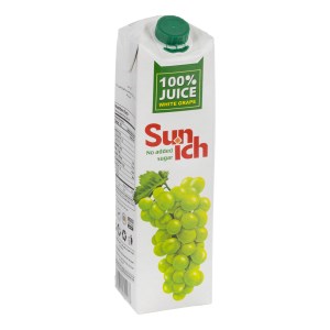 ابمیوه تتراپک سن ایچ 1لیتری انگور سفید