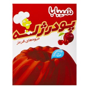 پودر ژله شیبابا میوه های قرمز 100 گرم
