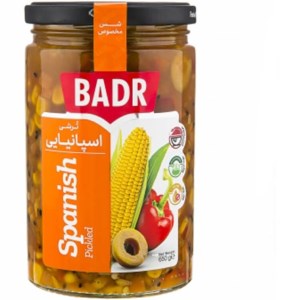 ترشی اسپانیایی بدر 650 گرمی