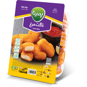 ناگت مرغ کاله پمینا 450گرم