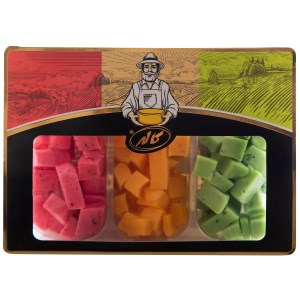 پنیر سالادی با مزه های کیوب مخلوط کاله 300 گرم