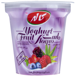 ماست میوه ای الورا و میوه های جنگلی 125 گرم کاله