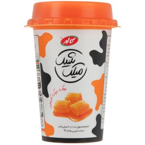 میلک شیک کاراملی کاله لیوانی200 سی سی