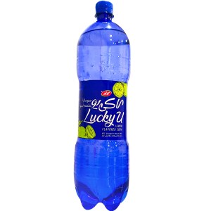 اب گاز دار لاکی یو 1.5 لیتری کاله لیمو