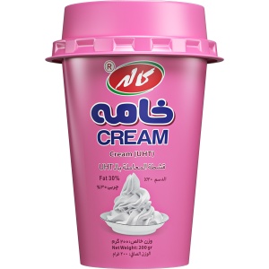 خامه 200 گرمی لیوانی کاله