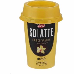 سولاته شیر قهوه وانیلی کاله 225 میلی لیتر لیوانی