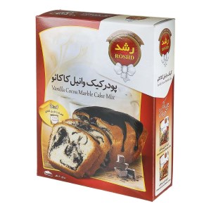 پودر کیک وانیل کاکائو رشد 500گرم