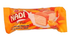 کیک خانواده پرتقالی نادینو 100 گرم 24ع