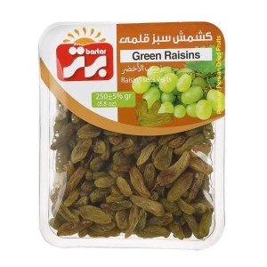 کشمش سبز برتر 250گرم سیل وکیوم