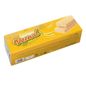 ویفر ورنال خانواده فرمند موزی 165گرم 12ع