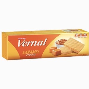 ویفر ورنال خانواده فرمند کاراملی 165گرم 12ع