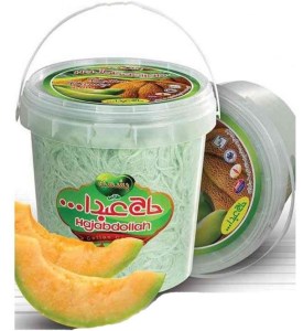 پشمک الیافی حاج عبدالله سطلی300 گرم طالبی