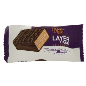 کیک اسفنجی دو لایه کرم شیری نظری 48ع