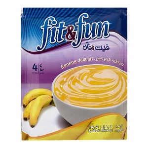 پودینگ فوری فیت و فان موزی 110گرم