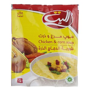 سوپ نیمه اماده الیت مرغ و ذرت