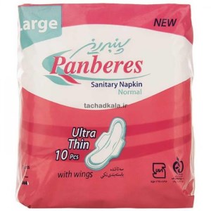 نوار بهداشتی مسافرتی صورتی سایز متوسط L لطیف پنبه ریز 40ع