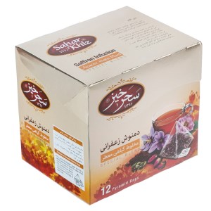 دمنوش سلامتی زعفران ومریم گلی سحرخیز