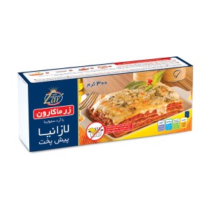 لازانیا زر ماکارون کلاسیک 300گرم باادویه مخصوص