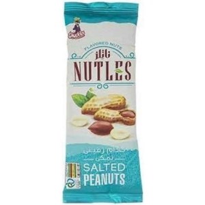 مغز بادام زمینی ناتلز نمکی 40گرم