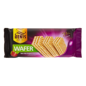 ویفر توت فرنگی بنیس 80 گرم 24 عددی