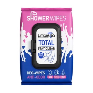 دستمال مرطوب خوشبوکننده بدن توتال و اسپورت امبرلا