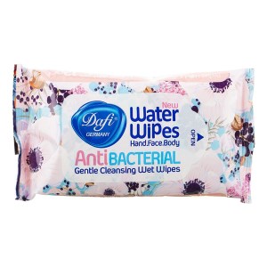 دستمال مرطوب دافی پاک کننده دست وصورت 12 برگی