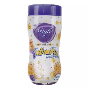 دستمال مرطوب کودک دافی ویتامینه کمرباریک 70 برگ