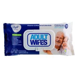 دستمال مرطوب و پاک کننده دافی100برگ بزرگسالان