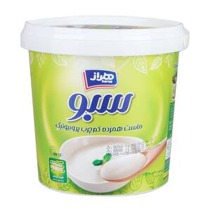 ماست همزده کم چرب پروبیوتیک سبو 1500 گرم سطل