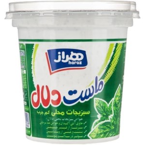 ماست کم چرب سبزیجات (دلال) هراز 750 گرم