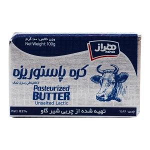 کره حیوانی لاکتیکی بدون نمک هراز 100 گرم