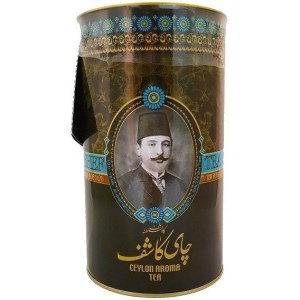 چای شکسته ممتاز معطر ساده کاشف قوطی مشکی