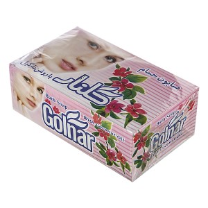 صابون حمام گلنار گل های بهاری صورتی	6تایی