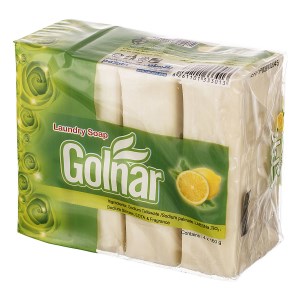 صابون رختشویی گلنار 4 تایی سلفوندار 160گرمی