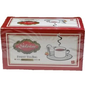 تی بگ چای سیاه گلستان 25عددقرمز خارجه درجه یک