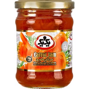 مربا هویج یک و یک شیشه 350گرم