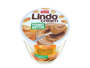 کره بادام زمینی لیندو شیشه شیرین عسل